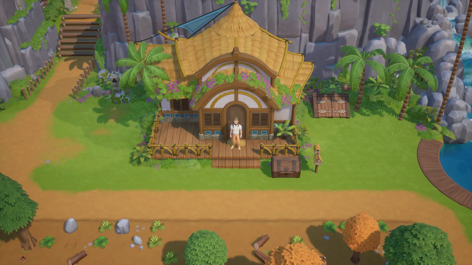Official Coral Island tropical ranch area screenshot